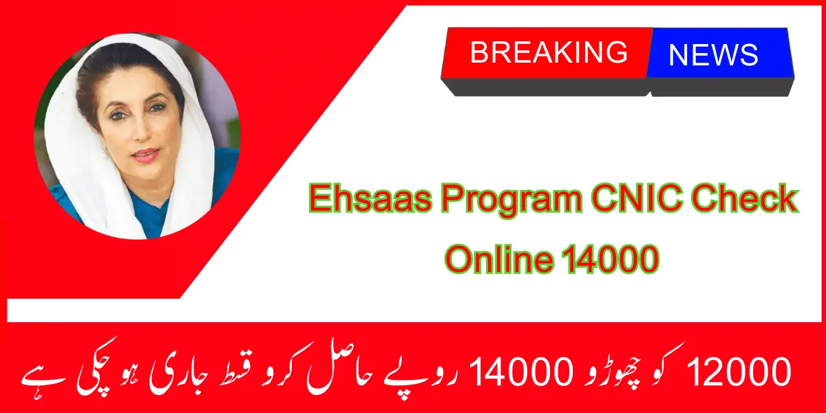 Ehsaas Program CNIC Check Online 14000 Online Registration