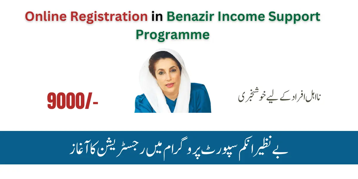 Online Registration In Benazir Income Support Programme 2024